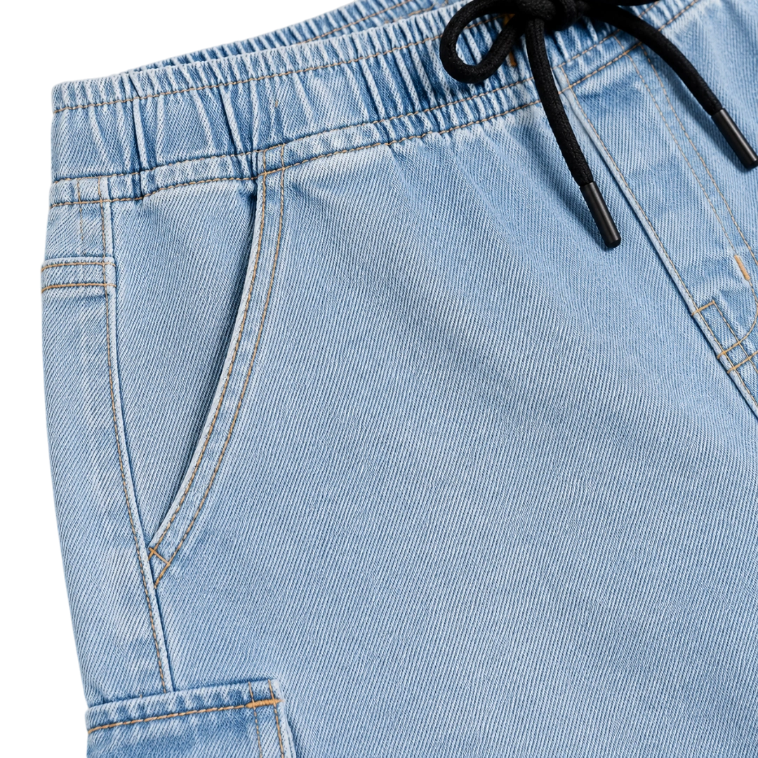 SIX POCKET BAGGY (LIGHT BLUE)