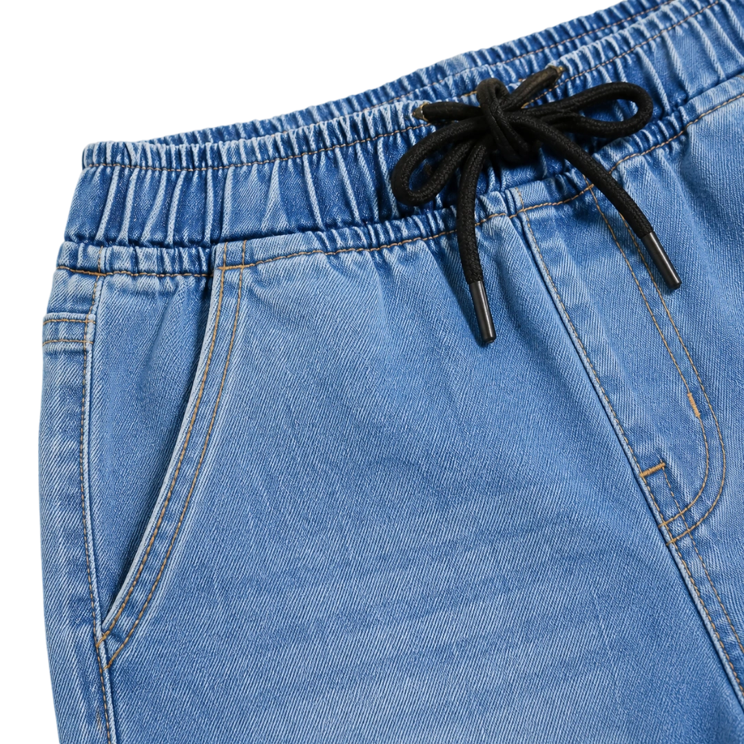 SIX POCKET BAGGY (MID BLUE)