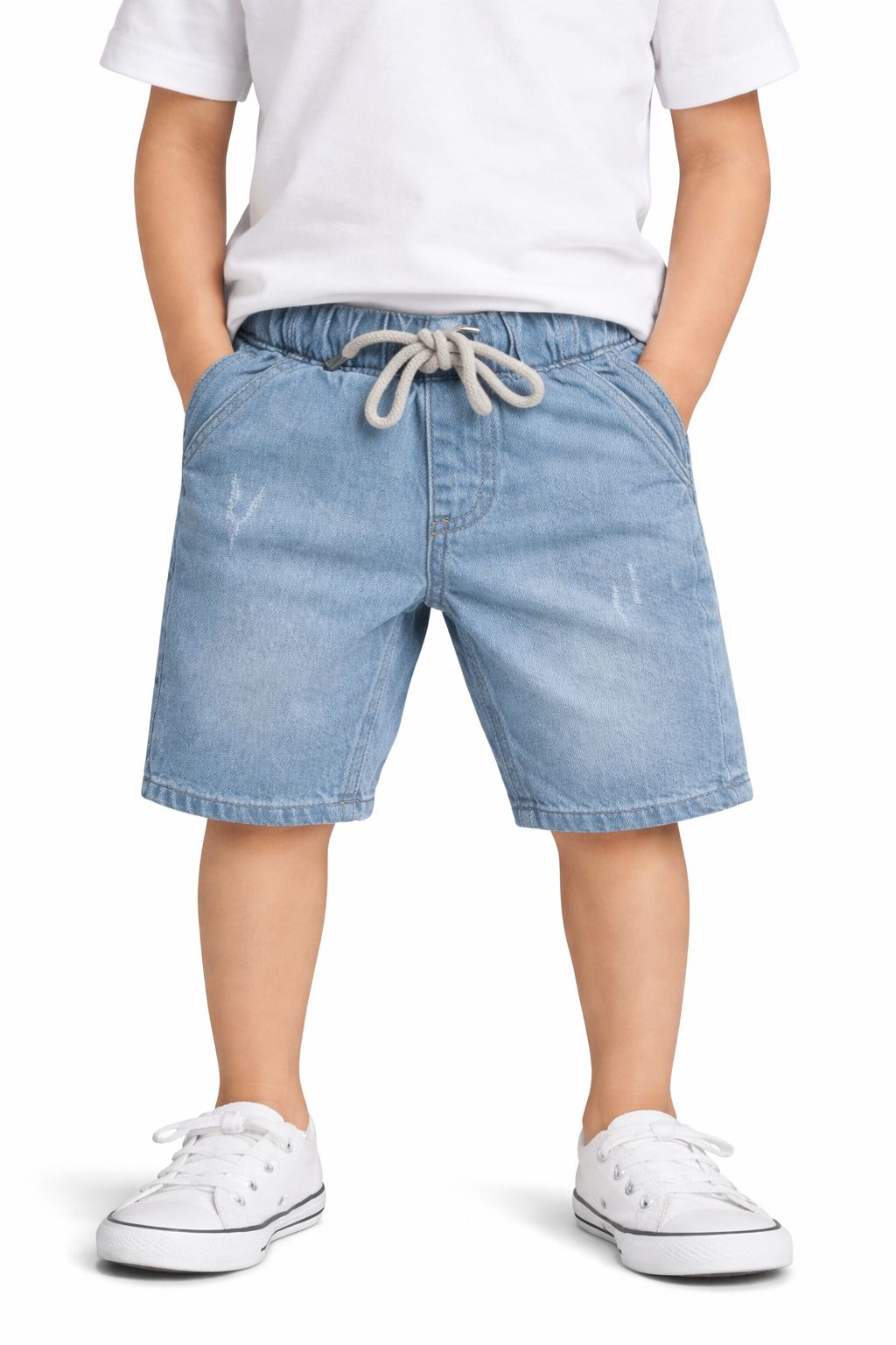 DENIM SHORT (SKY BLUE)