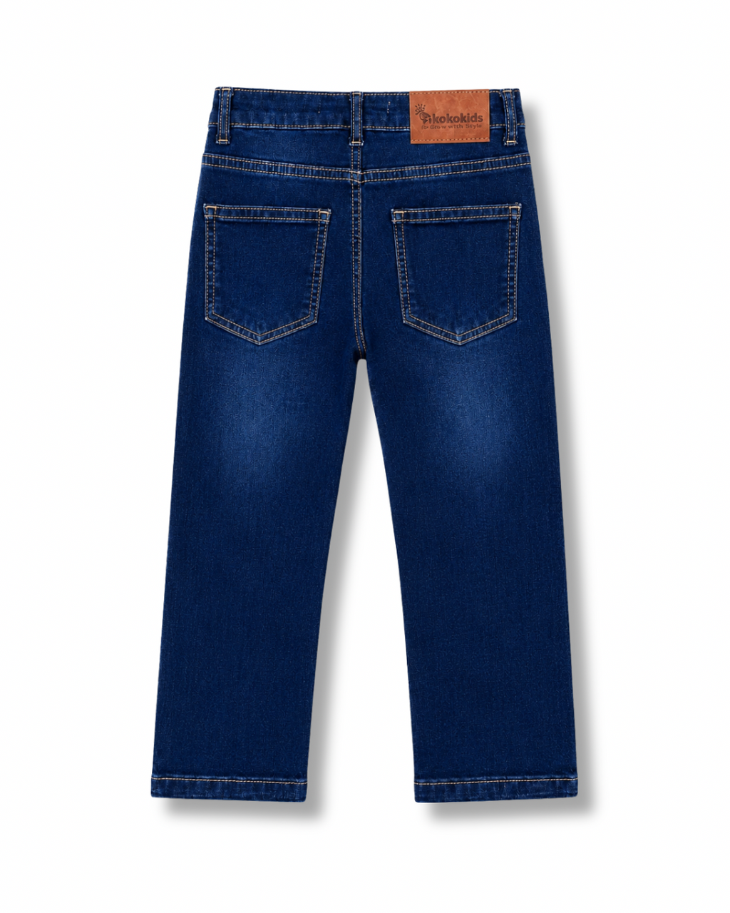 boys straight fit denim (d-blue)