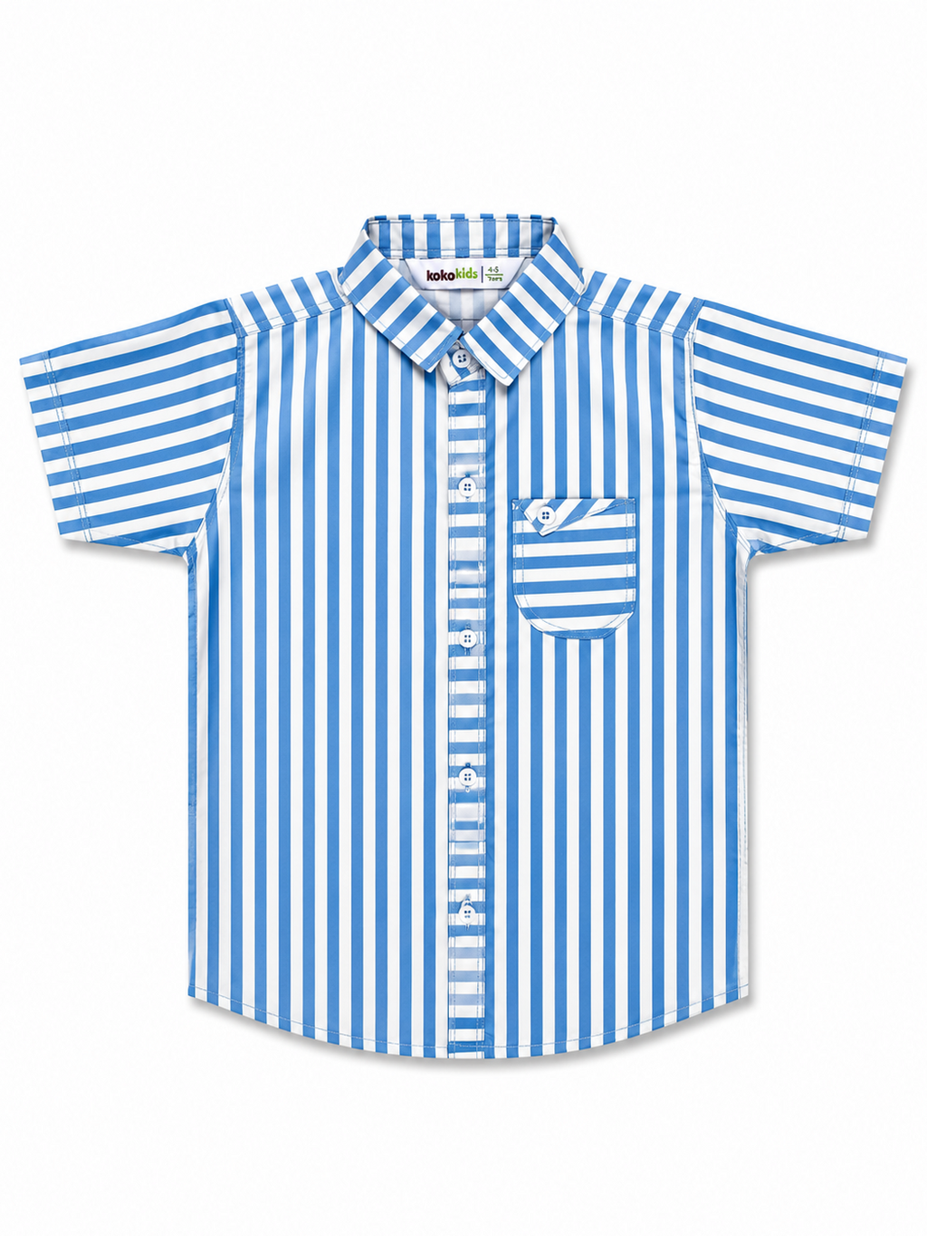 KOKO CTN H-S Blu-L C-SHIRT