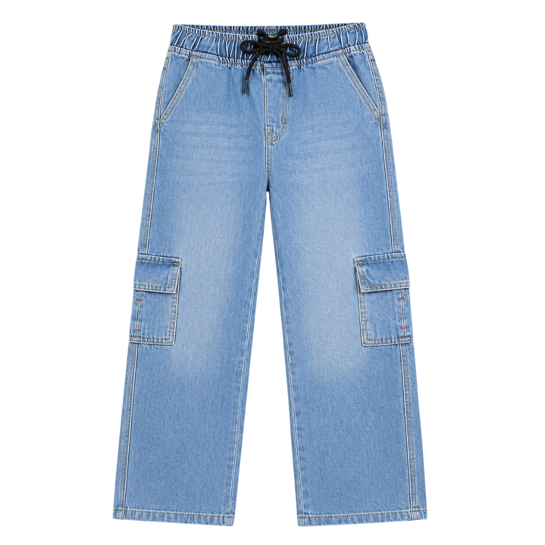 SIX POCKET BAGGY (MID BLUE)