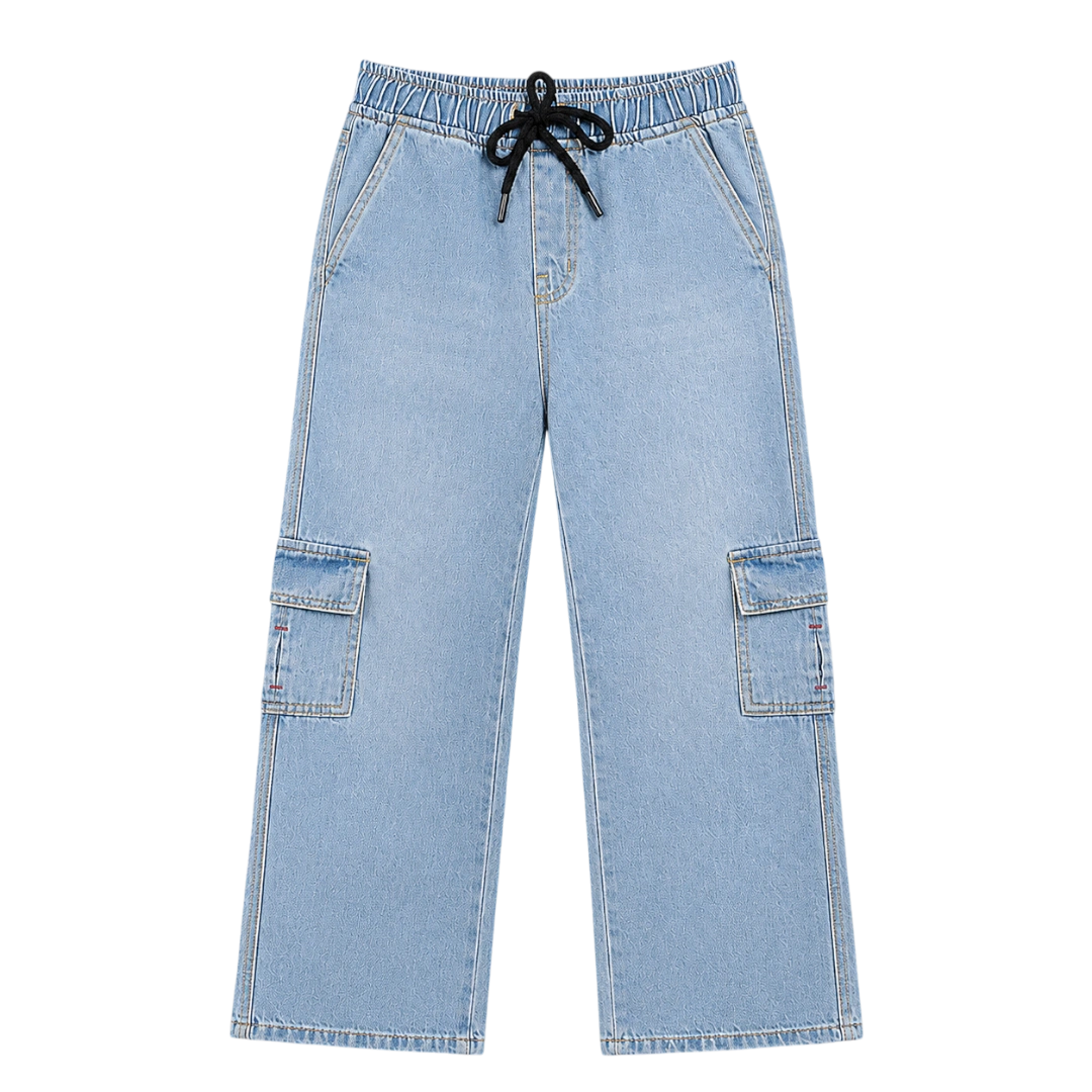 SIX POCKET BAGGY (LIGHT BLUE)