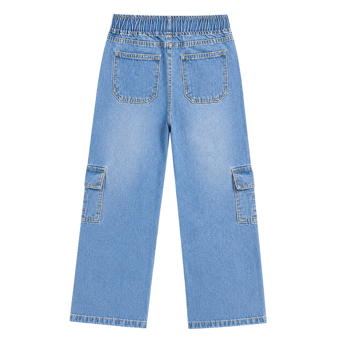 SIX POCKET BAGGY (MID BLUE)