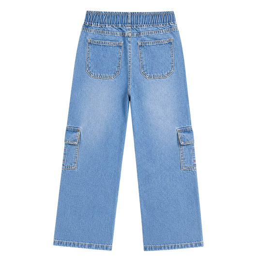 SIX POCKET BAGGY (MID BLUE)