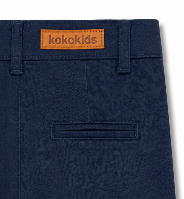 Koko cotton pent (NVY-BLU)
