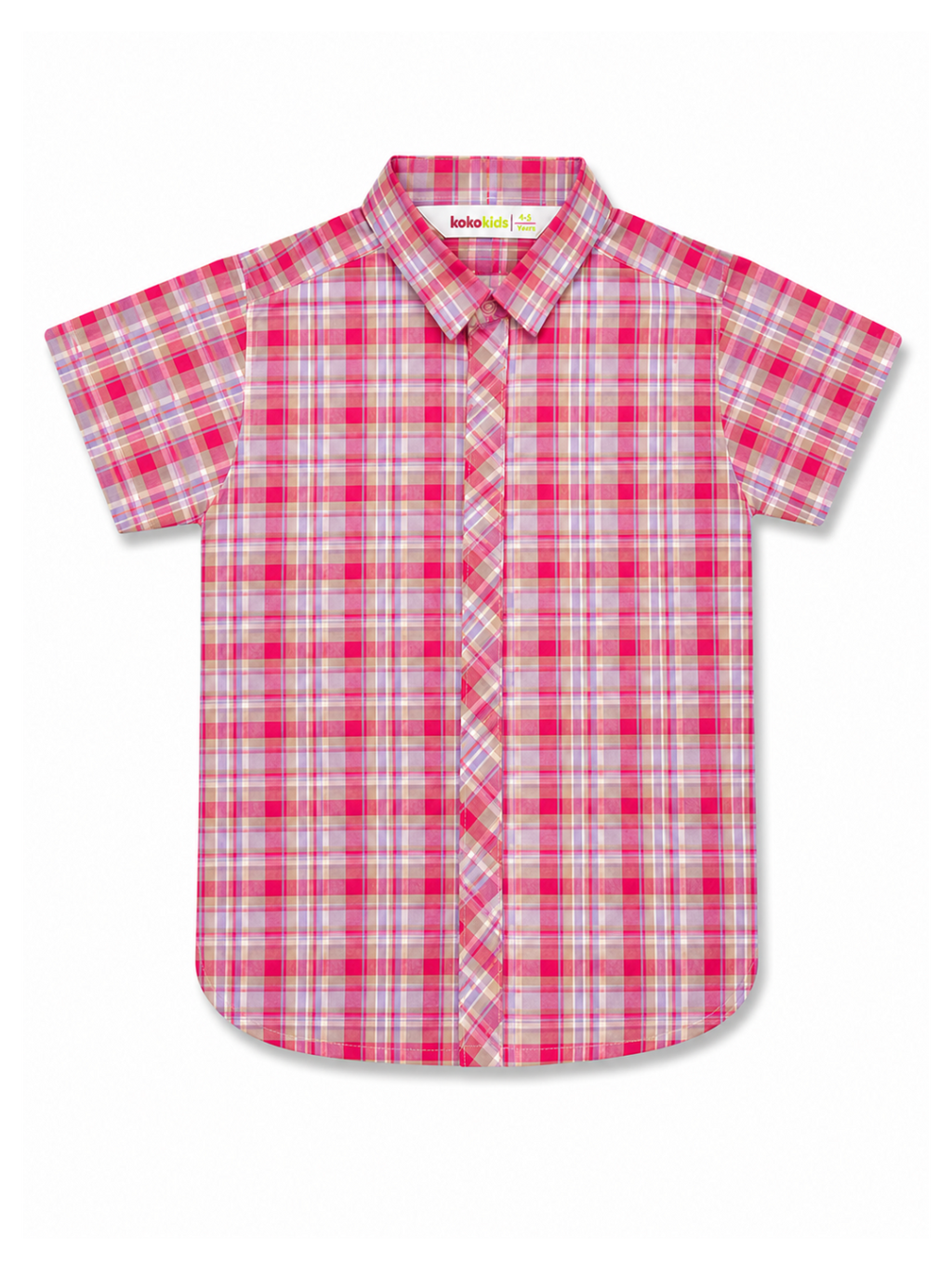 KOKO DOUBLE SHIRT CHECK (PINK)