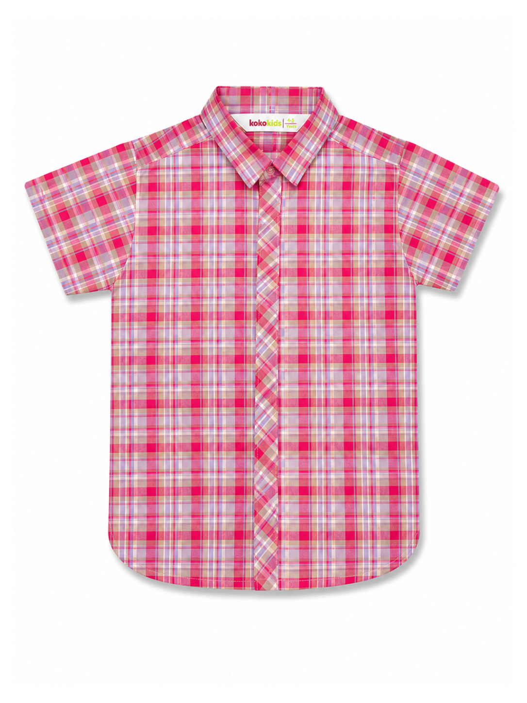 KOKO DOUBLE SHIRT CHECK (PINK)