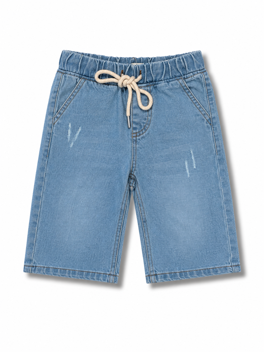RL D-Sky Blue Denim Shorts