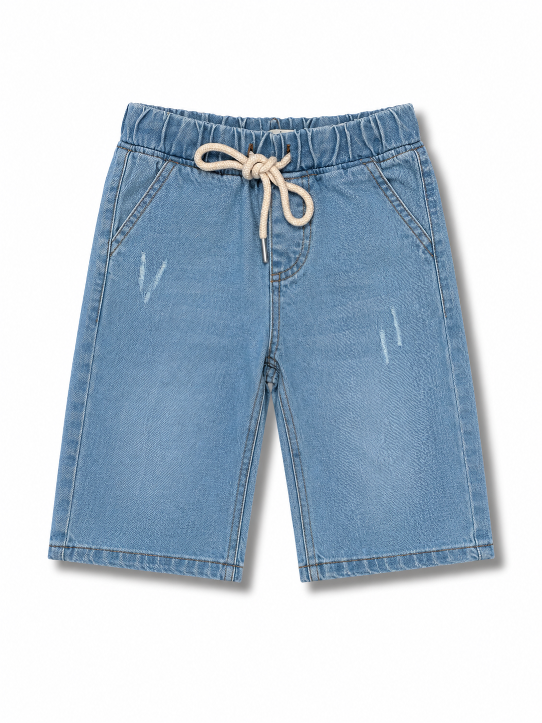 RL D-Sky Blue Denim Shorts
