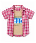 KOKO DOUBLE SHIRT CHECK (PINK)