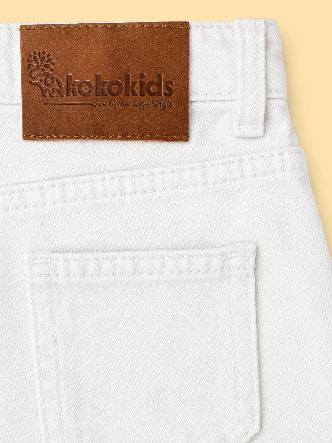 SIX POC BAGGY (WHITE)