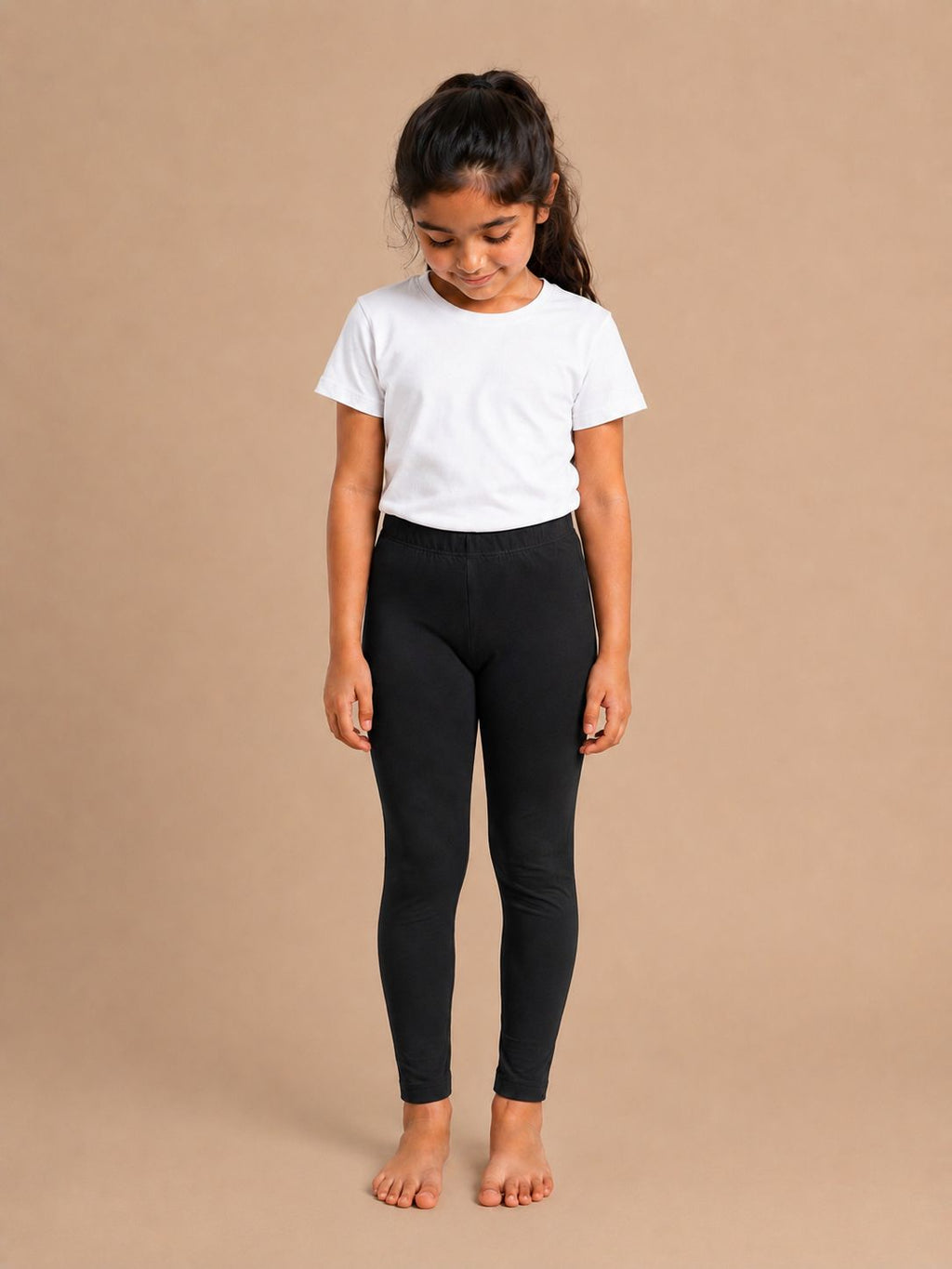 Sum blended black P-tights