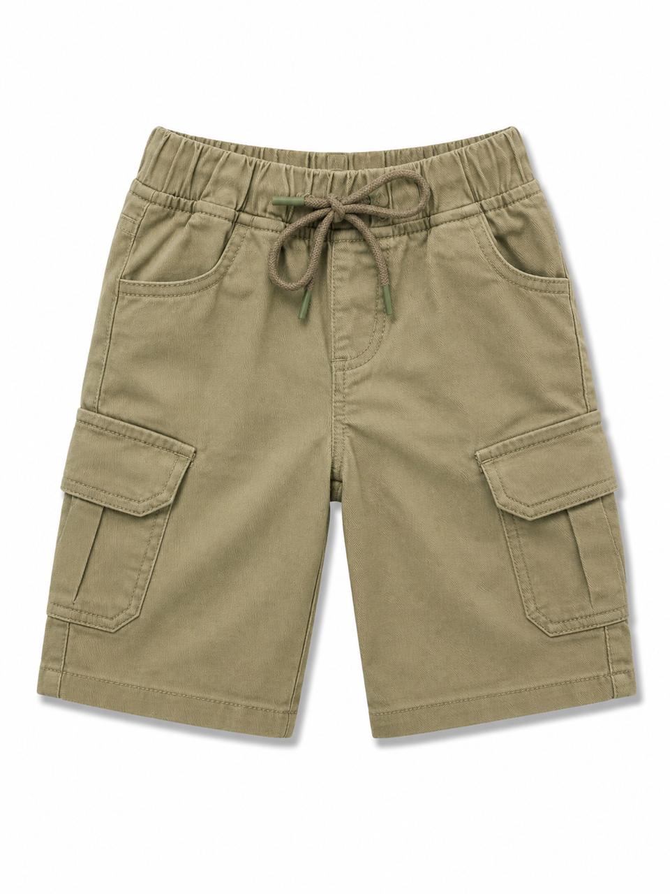 SIX POC CTN SHORTS (BEIGE)