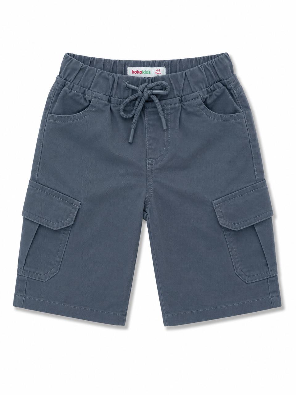 SIX POC CTN SHORTS (GREY)