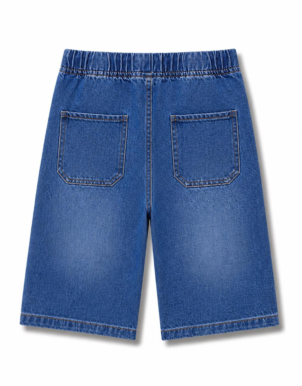 RL D-Mid Blue Denim Shorts