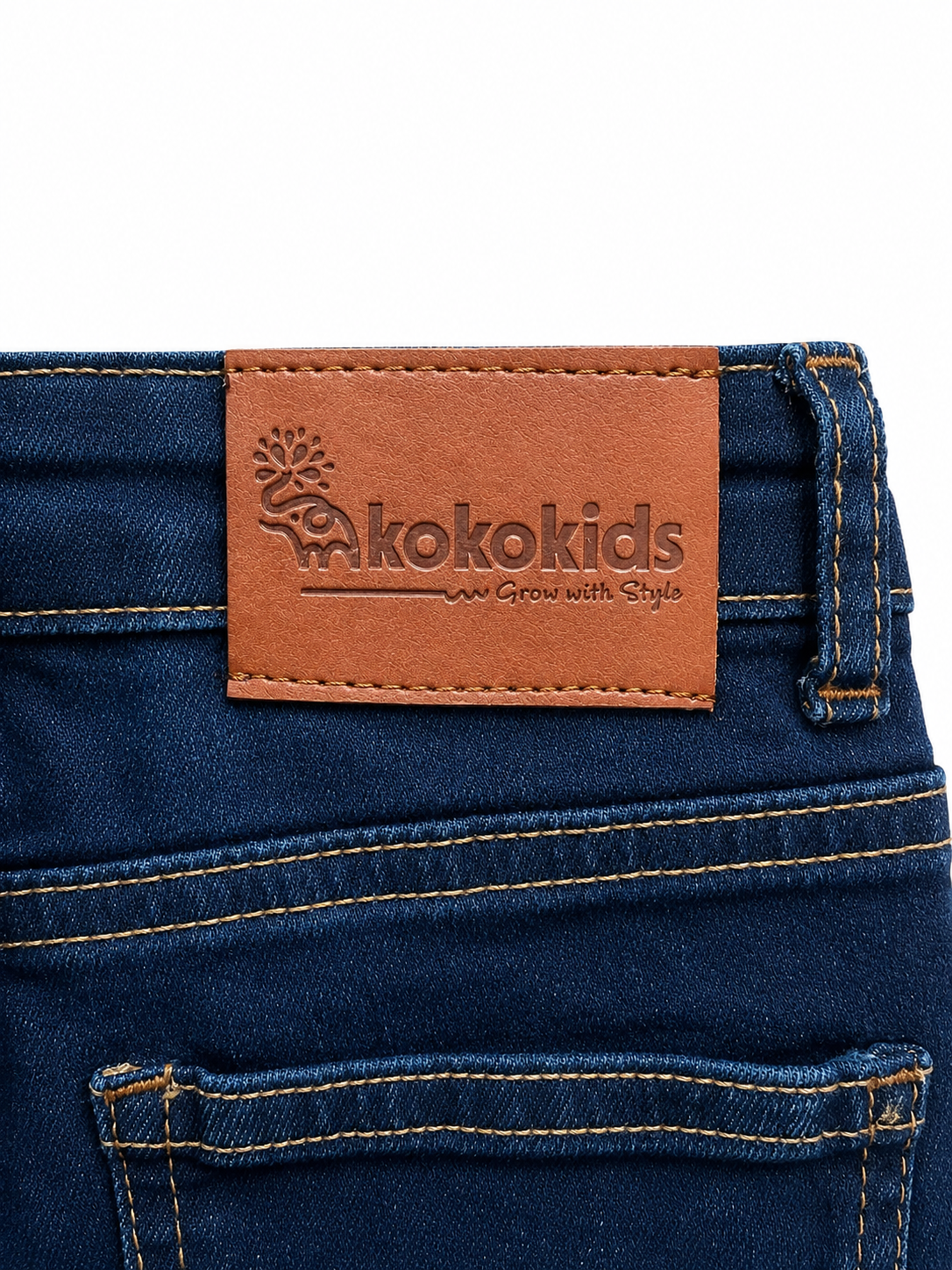 boys straight fit denim (d-blue)