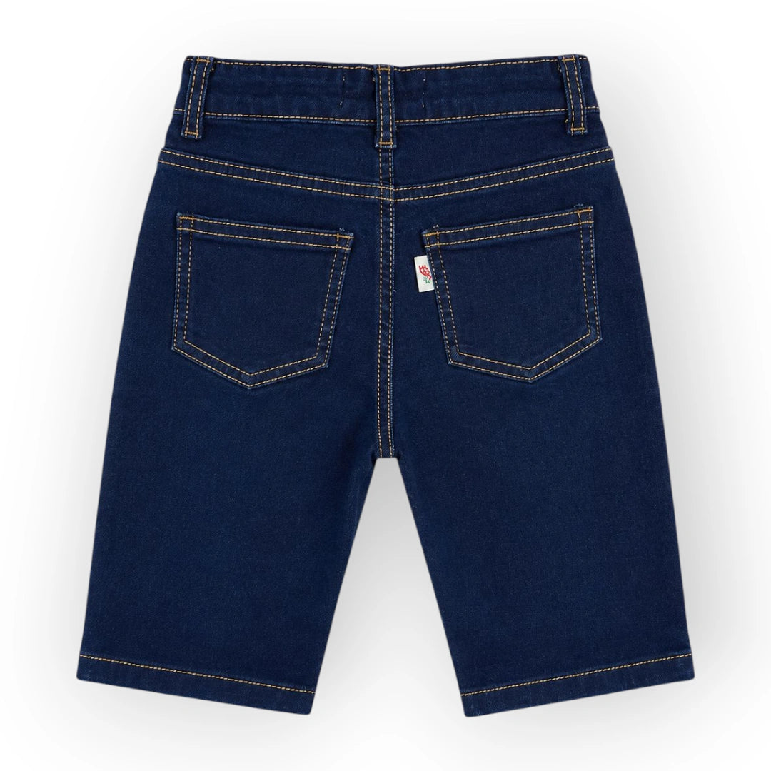 DENIM SHORT (DRK BLU)
