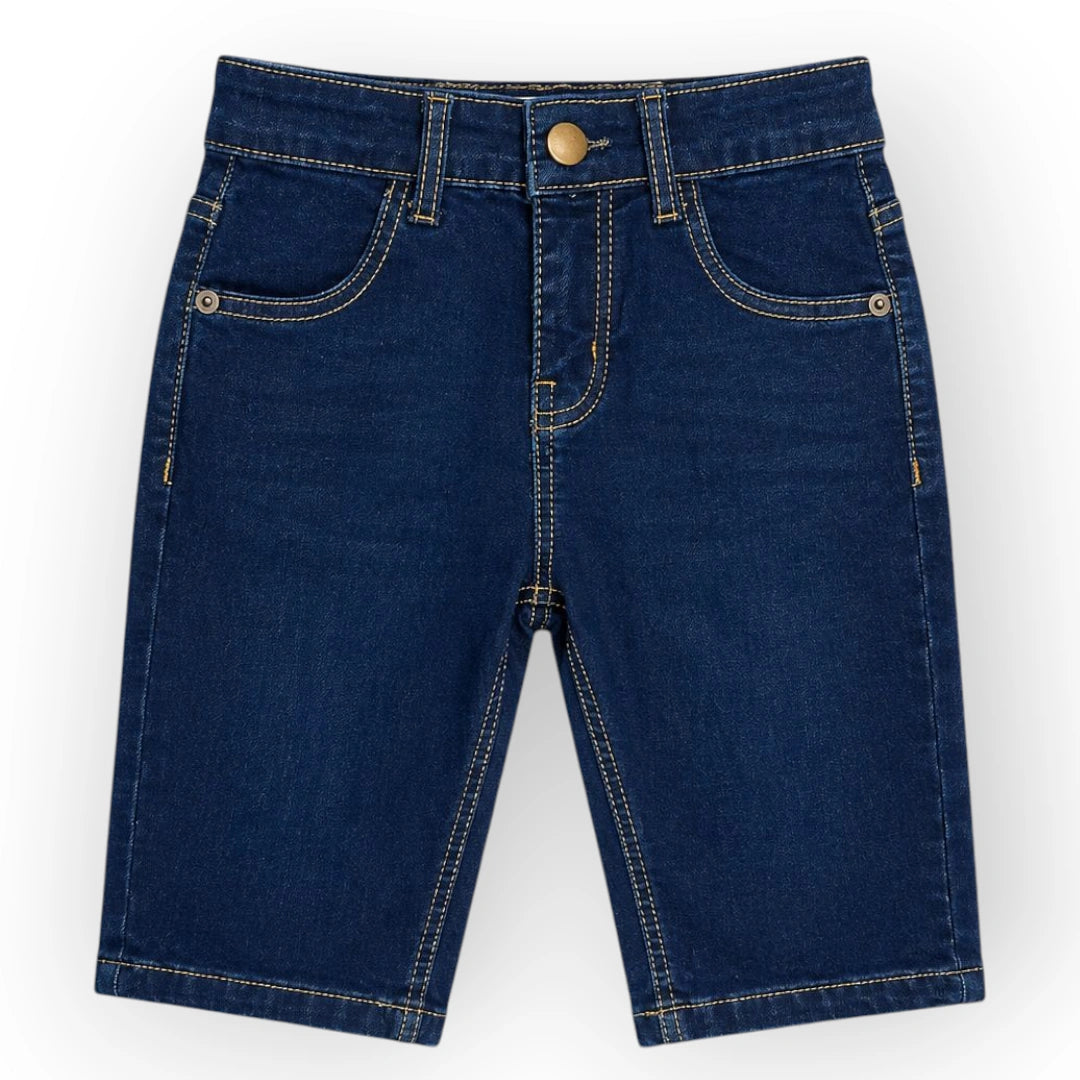 DENIM SHORT (DRK BLU)