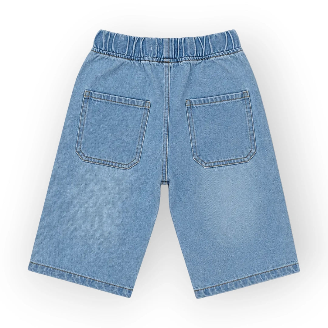 DENIM SHORT (SKY  BLUE)