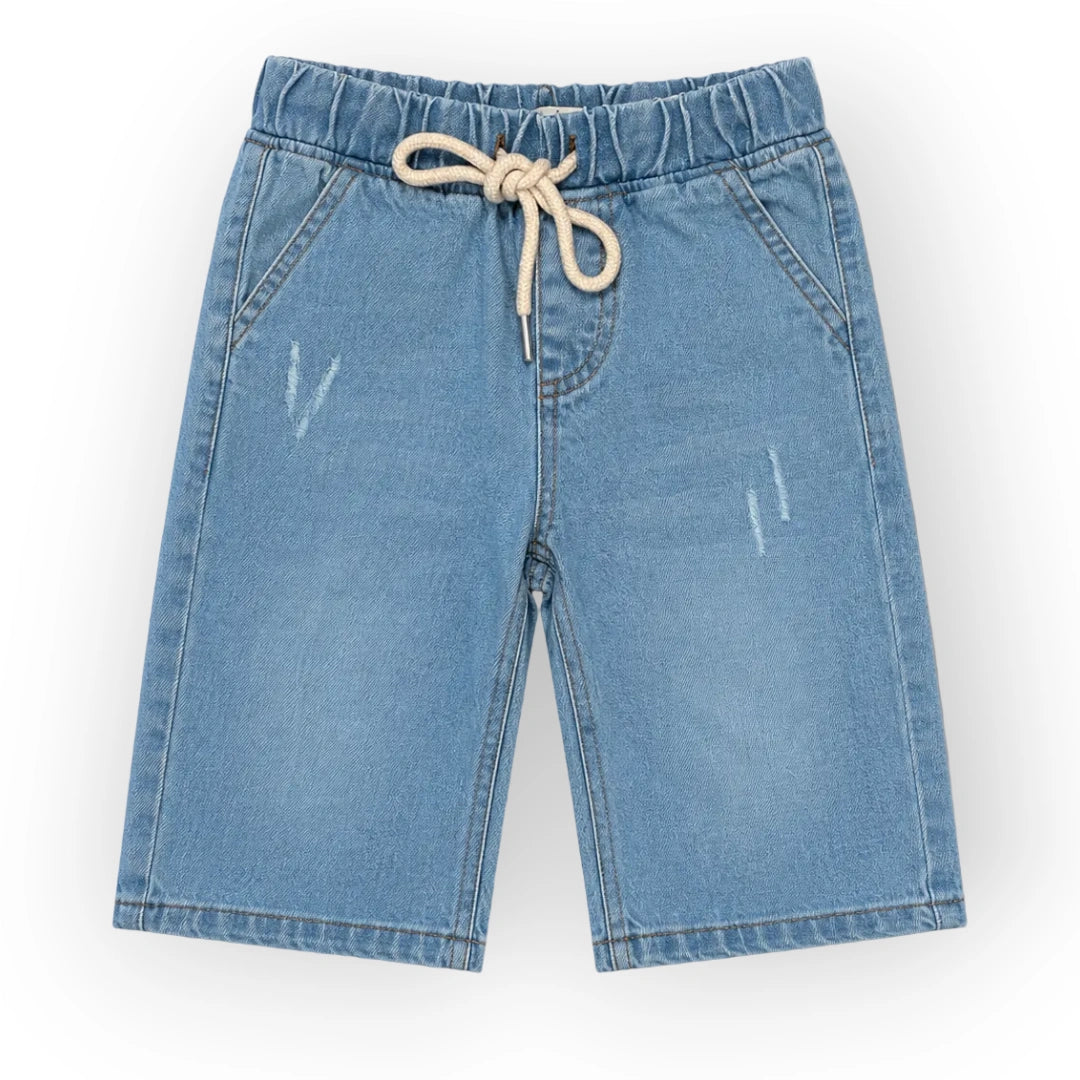 DENIM SHORT (SKY  BLUE)