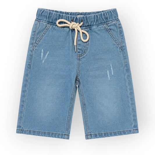 DENIM SHORT (SKY  BLUE)