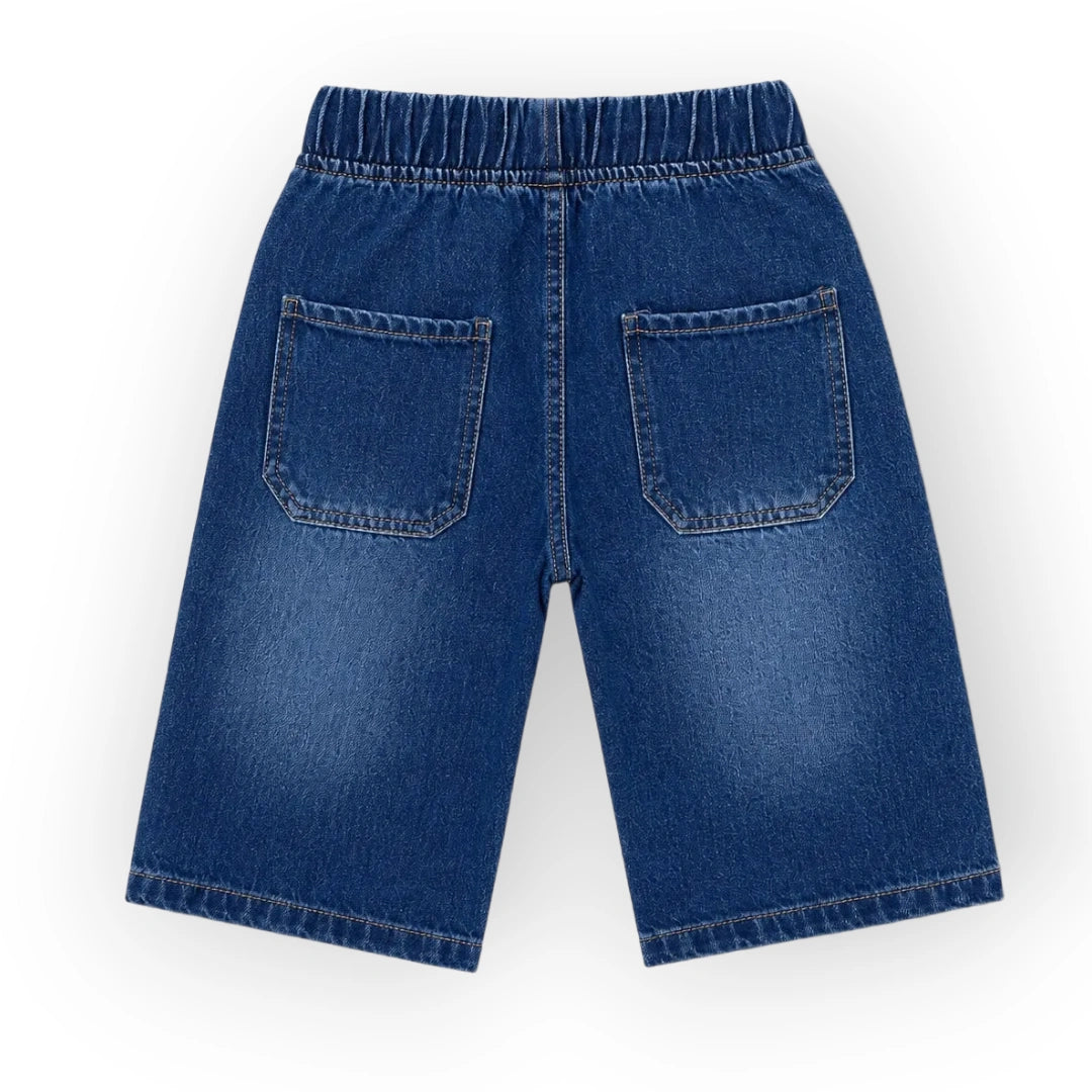 DENIM SHORT (DARK BLUE)