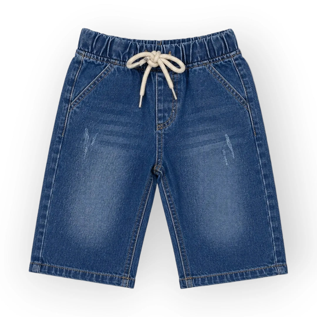 DENIM SHORT (DARK BLUE)