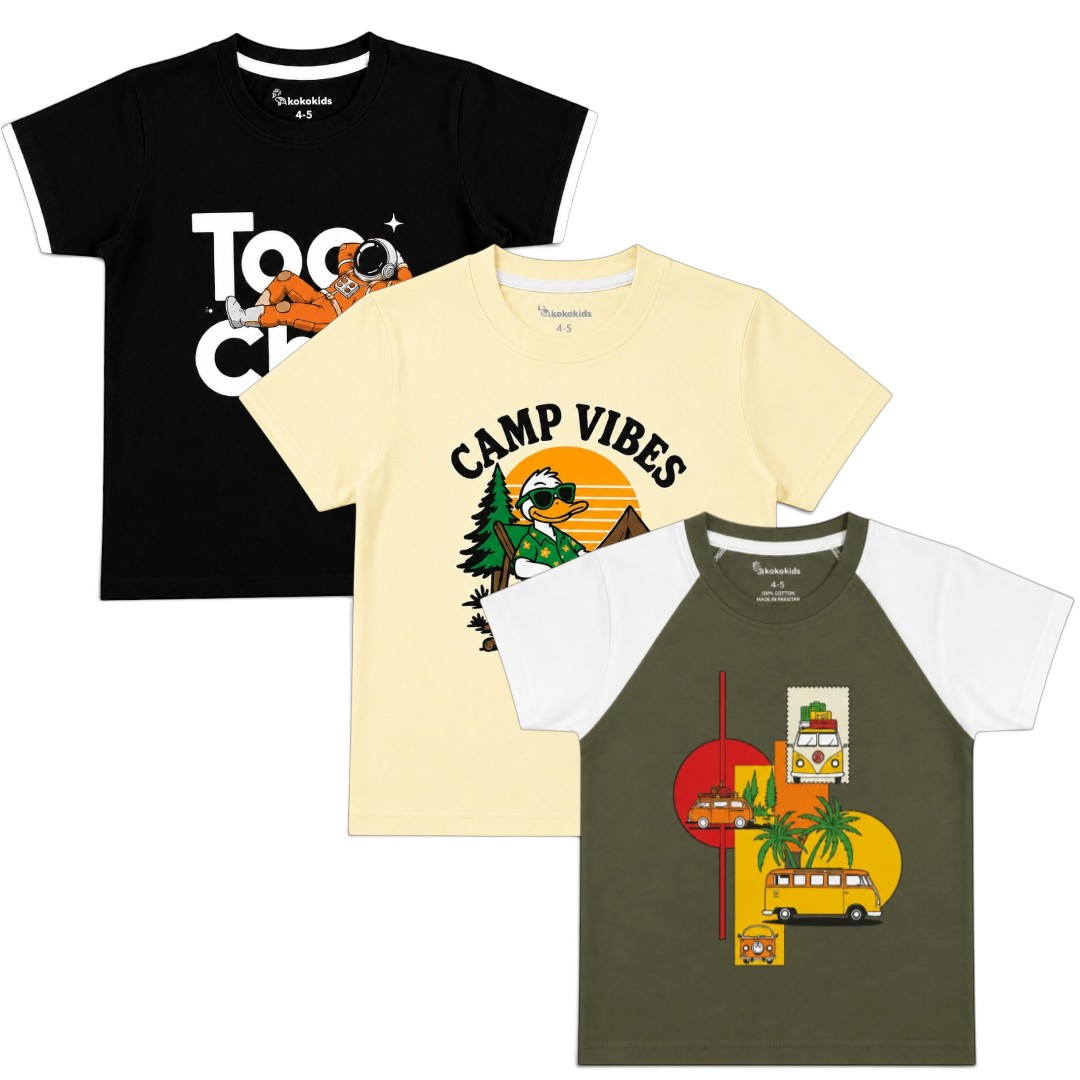 PACK OF 3 T-SHIRTS