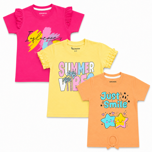 PACK OF 3 T-SHIRTS