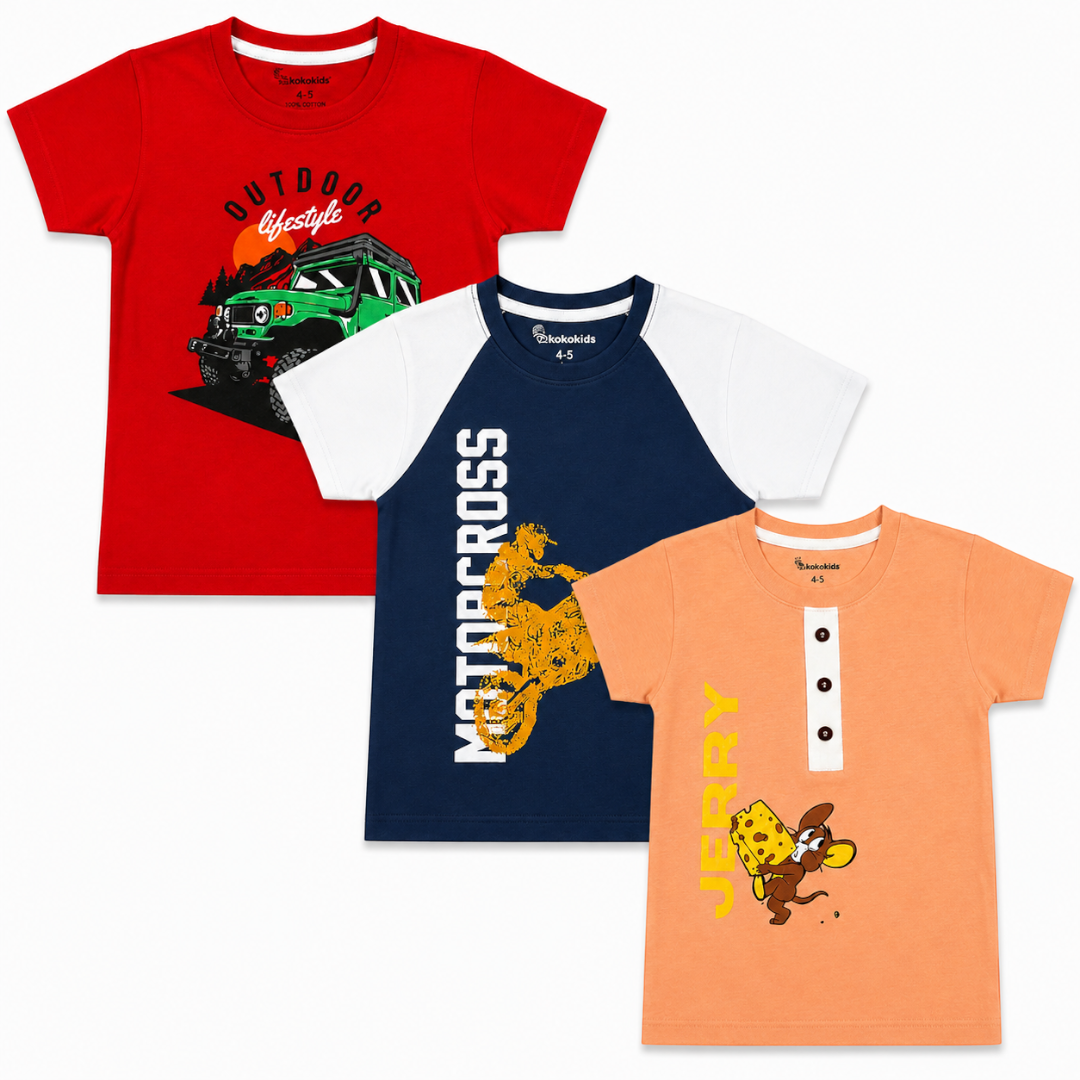 PACK OF 3 T-SHIRTS