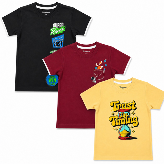 PACK OF 3 T-SHIRTS