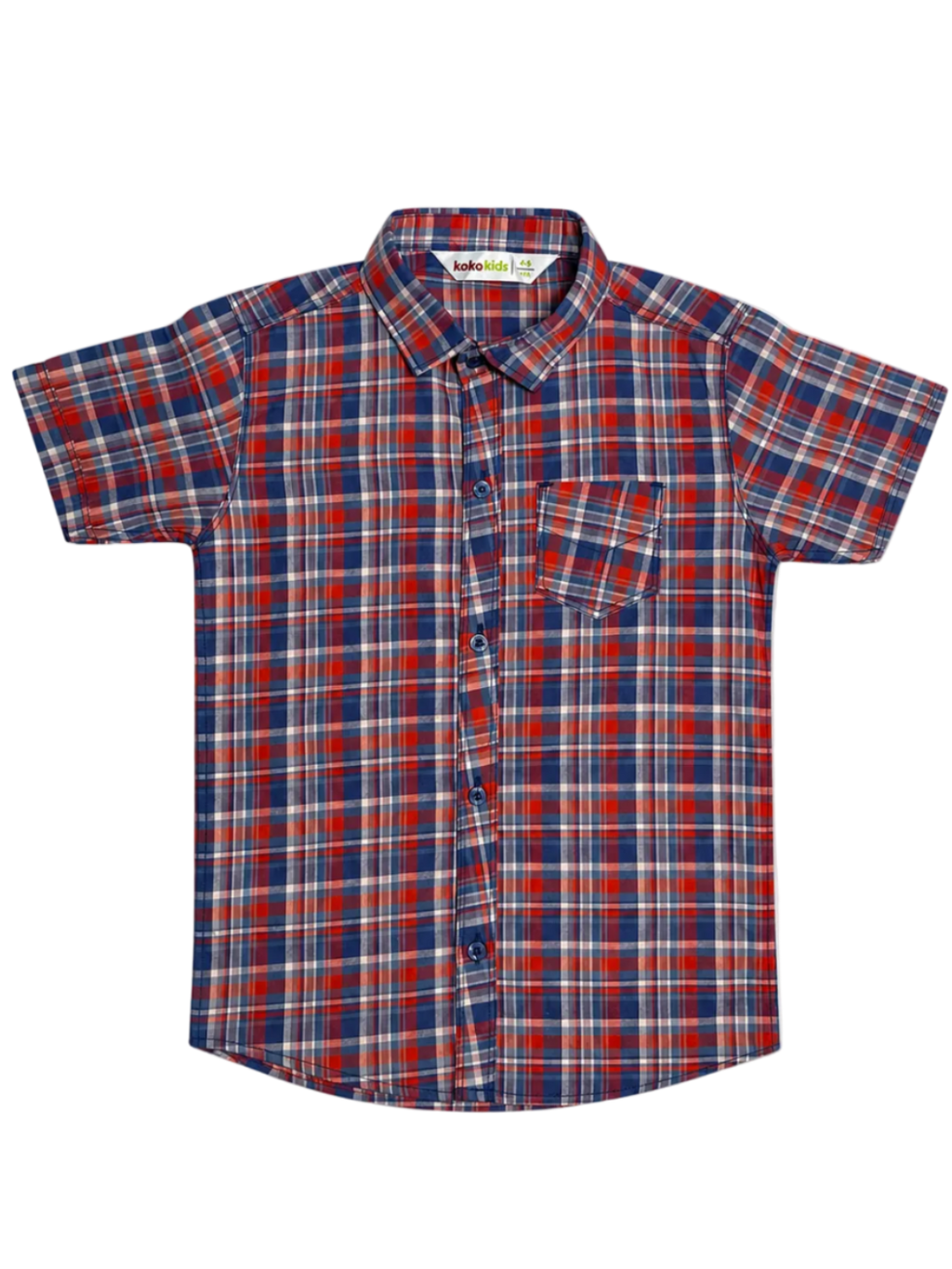 KOKO CTN H-S chck C-SHIRT
