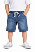 RL D-Mid Blue Denim Shorts