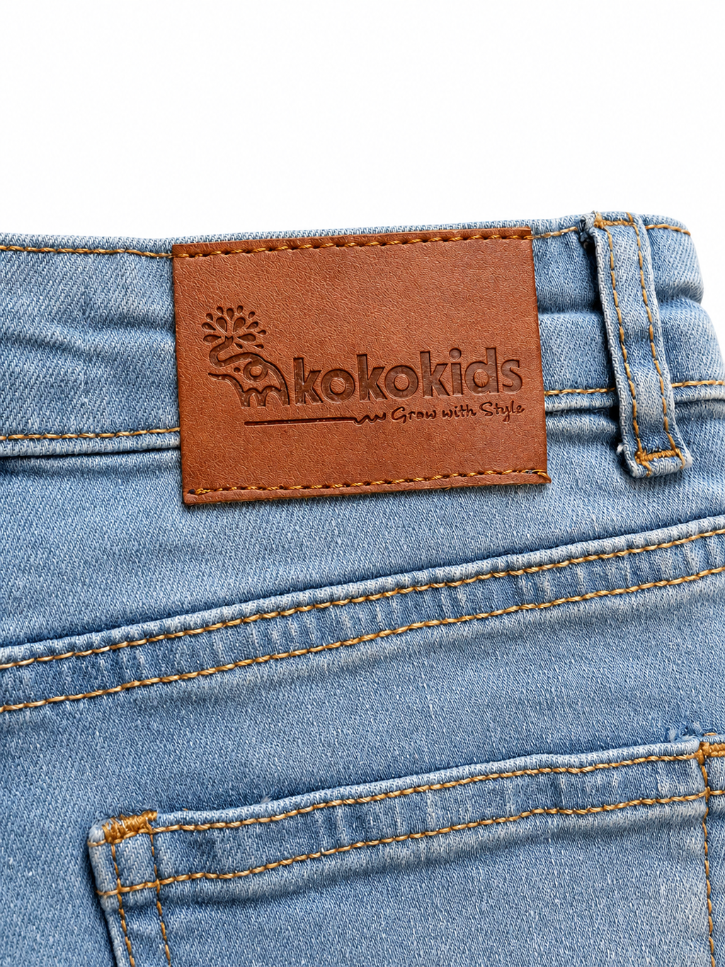 boys straight fit denim (sky-blue)