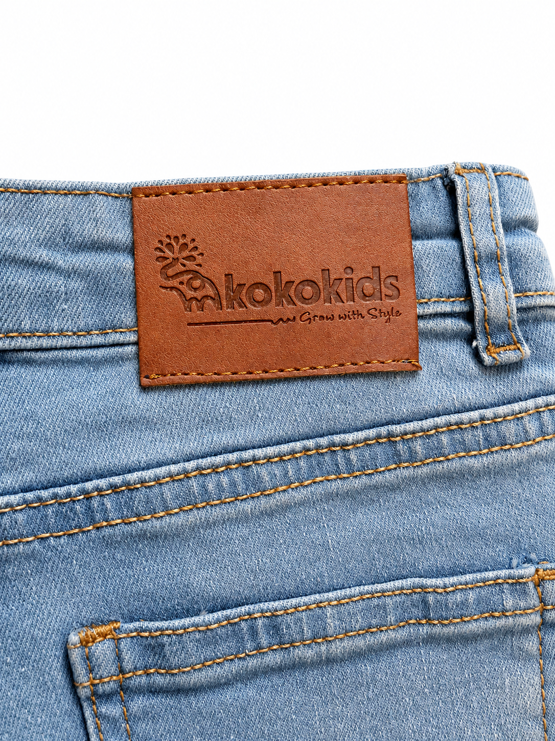 boys straight fit denim (sky-blue)