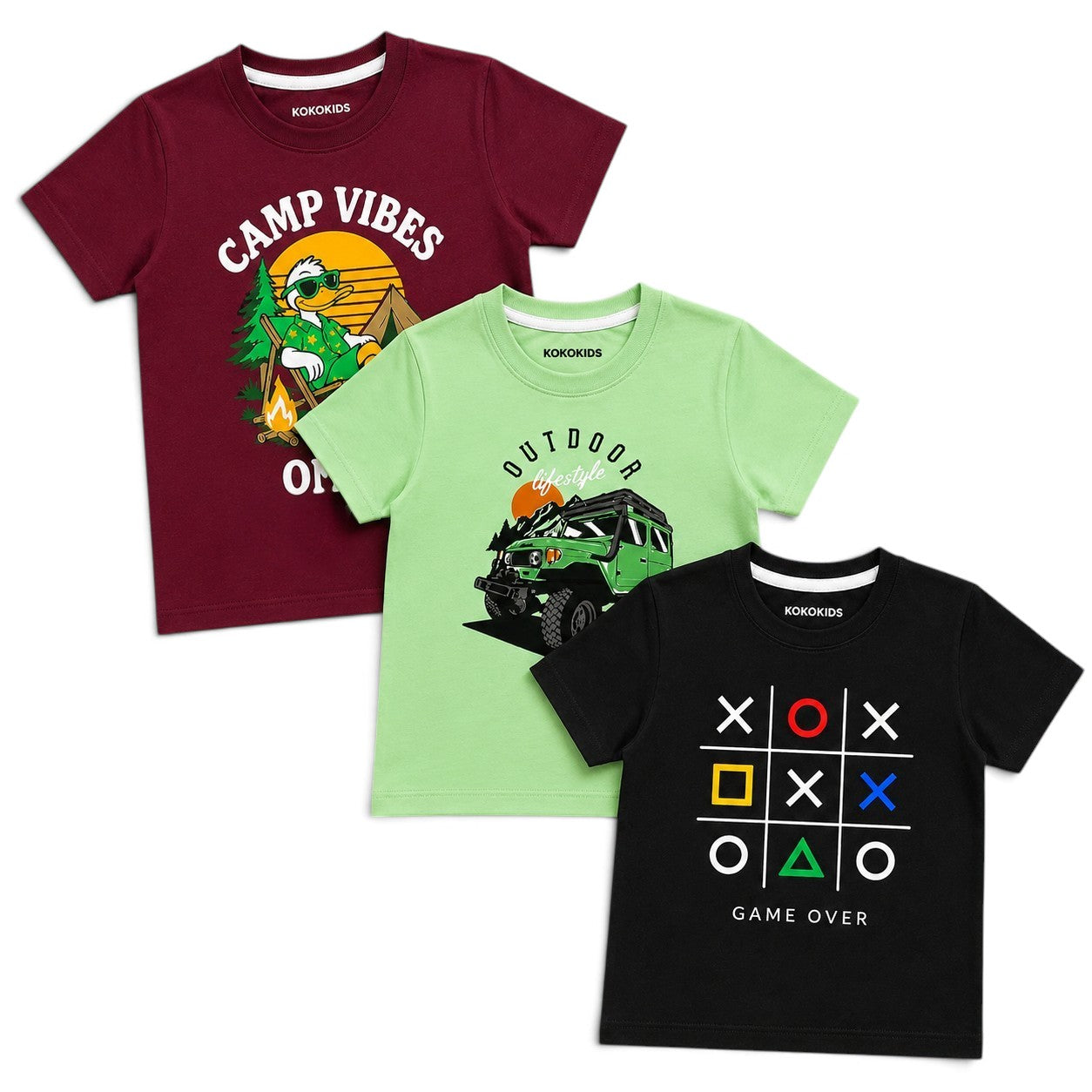 PACK OF 3 T-SHIRTS