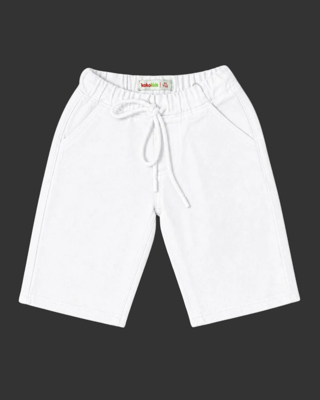 RL D-White Denim Shorts