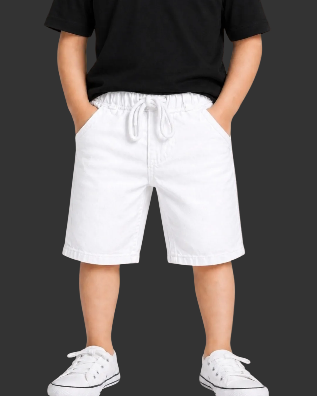RL D-White Denim Shorts